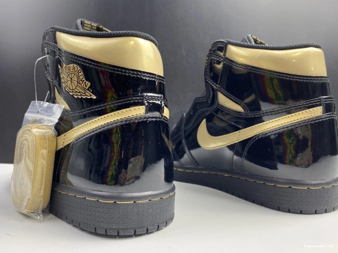 1 RETRO 555088-032 METALLIC (2020) JORDAN BLACK AIR GOLD HIGH 0708